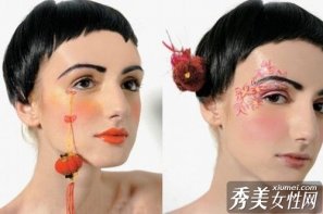 燈籠煙花眼妝 濃郁中國(guó)風(fēng)