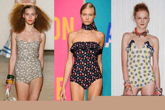 2011春夏泳衣復古蘿莉風